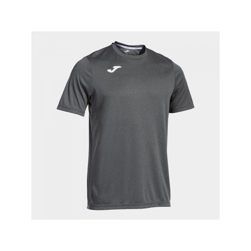 CAMISETA COMBI GRIS MELANGE OSCURO M/C