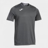 CAMISETA COMBI GRIS MELANGE OSCURO M/C