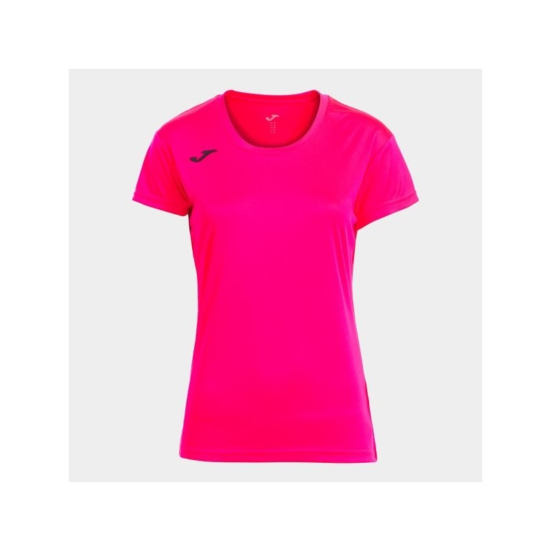 CAMISETA MANGA CORTA RECORD II ROSA FLÚOR