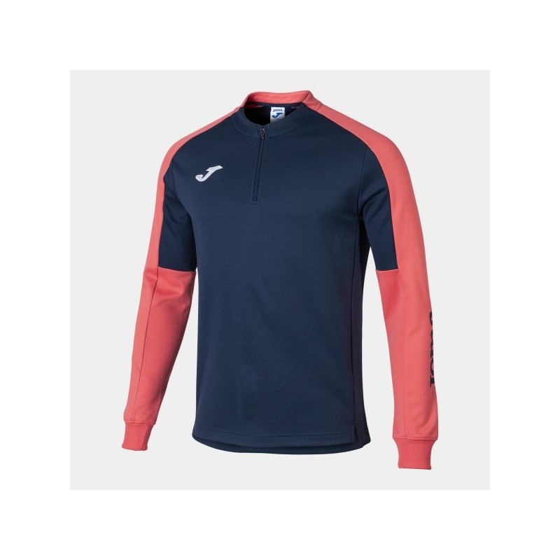 SUDADERA ECO CHAMPIONSHIP MARINO NARANJA FLÚOR